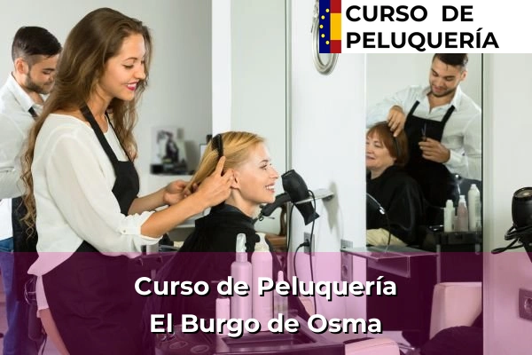 Curso de Peluquería en El Burgo de Osma