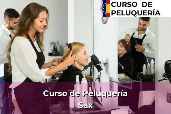 Curso de Peluquería en Sax